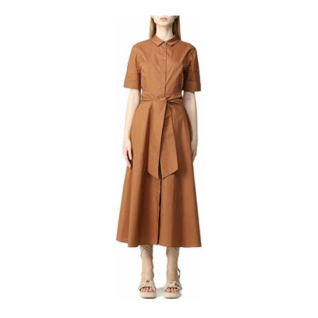 Woolrich Midi Kjole Brun, Dame