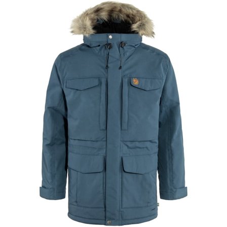 Fjällräven Nuuk Parka L - male - Mountain Blue - Parkas