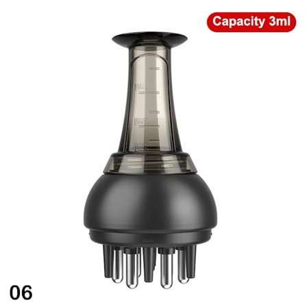 Hodebunnsapplikator Flytende Hårkam Vekstserum Nærende Olje Mini Bærbar Hårrøtter Massasje Medisinkam Hodebunnsmassasjeapparat