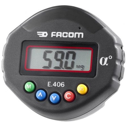 Facom E.406 Vinkelmätaradapter 1/2", 1-360°, elektronisk, Handverktyg