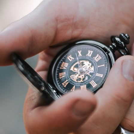 Concealed Dark Pocket Watch for Men - Pocket watches