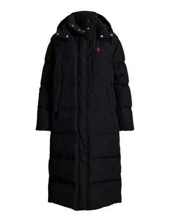 Hooded Down Coat Black Polo Ralph Lauren