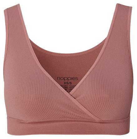 Noppies Gayla seamless nursing top N143 Burlwood XS\S, Tøj & Bolig, Ammetøj, Amme-bh'er