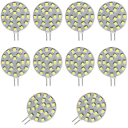 10 stk. 2W G4 LED Skive Bi-pin Pære 200lm SMD2835