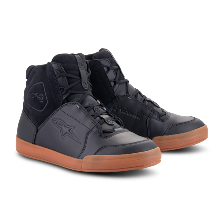 Motorschoenen Alpinestars Chrome Waterproof Gum Zwart/Gum 43,5