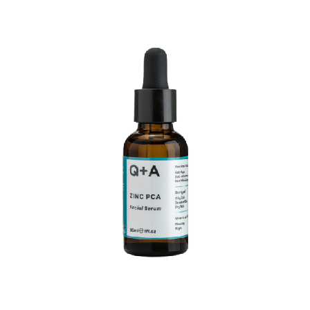 Q+A Zinc PCA Facial Serum & specialbehandling Unisex Blå 30 ML