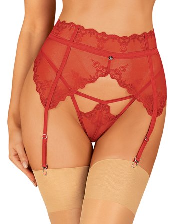LONESIA - RED GARTER BELT - Obsessive