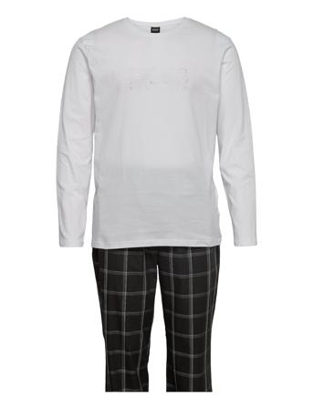 Urban Long Set Pyjamas Hvit BOSS