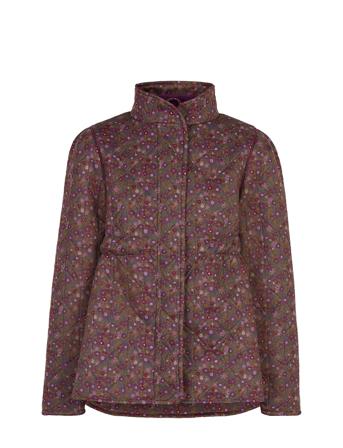 Little Sigrid Thermo Jacket W. Fleece Outerwear Thermo Outerwear Thermo Jackets Multi/mønstret By Lindgren