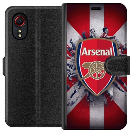 Kompatibelt Plånboksfodral till Samsung Samsung Galaxy Xcover 5 Arsenal fotboll klubb England Premier League kreativ fotboll stark talangbas modern s