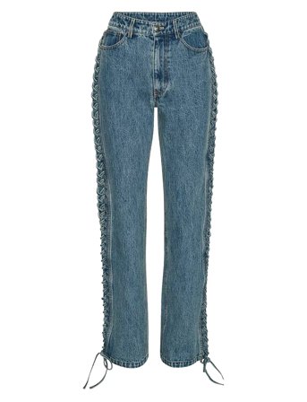 ROTATE Birger Christensen | Laced Straight Leg Jeans | 31