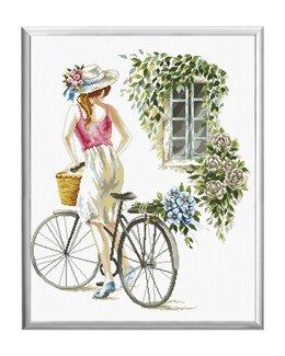 Stickpackung Bild Fahrradtour - Needleart World