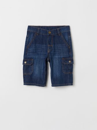 Polarn O. Pyret - cargo shorts denim - 86 - Childrenswear - denim