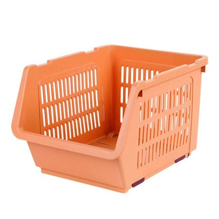Frukt Oppbevaringskurv Kjøkken Stablekurv ORANSJE