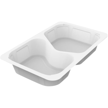 Duniform 2-Rom Hvit 63+49cl