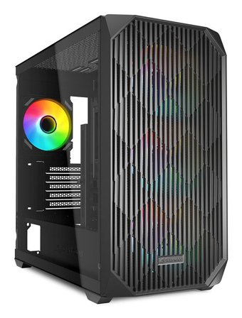 Sharkoon Mk3 Rgb Micro Tower Black