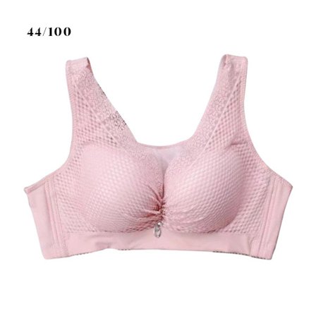 Langattomat rintaliivit naisten hengittävä Push Up Bralette Girl pitsiverkko