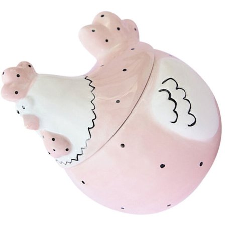 Keramisk Godisburk, Glasförvaringsbehållare för Godis, Mini Dekorativ Kruka för Smycken, Hantverksmatförvaringslåda, 300 ml