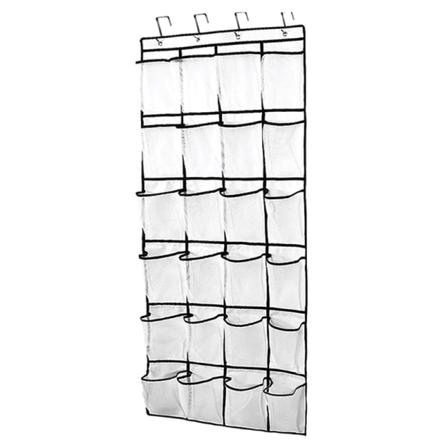 Skoförvaringsväska Vikbar / Hushåll / 24-fickors hängande förvaring White 150*55CM