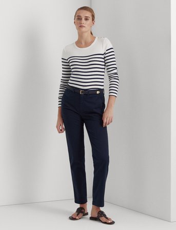 Lauren Ralph Lauren Slim Fit Stretch Chino Pant - Blue - 38