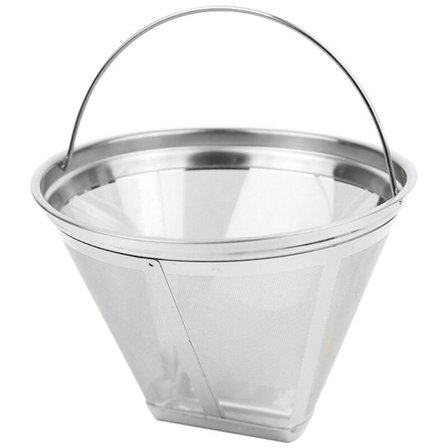 Kaffe Filter Kaffemaskine 4 Kegle Rustfrit Stål Genanvendelige Kaffe filtre til Ninja Kaffemaskine, Tilbehør