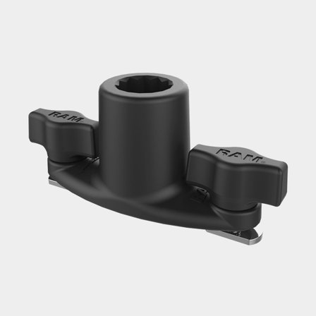 Montagebeugel voor hengelhouder Ram, boven gemonteerd, zwart, geschikt voor Tube Jr