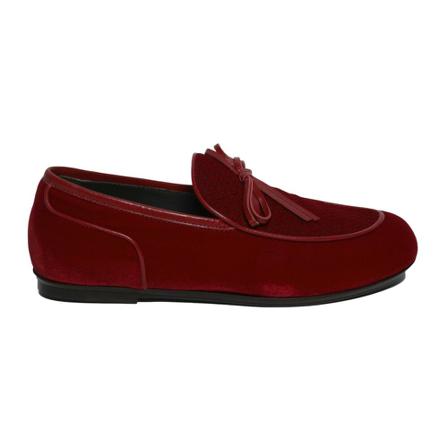 Bottega Veneta, Slippers Rood, Heren, Maat:43 EU