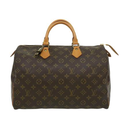 Louis Vuitton Vintage, Pre-owned Speedy 35 Monogram Handbag Bruin, Dames, Maat:ONE Size
