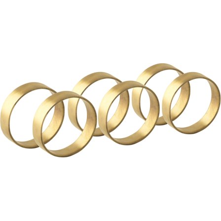 Broste Servettringar i mässing, 6 st. | Dukning & Servering > Servetter > Servettring | Bagaren och Kocken