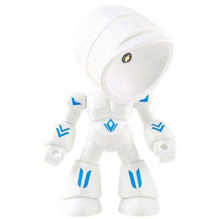 Mini Nattlampe - Ensom Robot Design, LED Tegneserie Søt Robotlampe, Bordlampe for Halloween, Jul, Thanksgiving