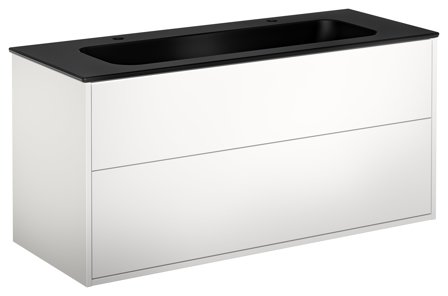 Gustavsberg Artic Kommod 120 cm, med tvättställ, 2 st bl.hål, Badrum