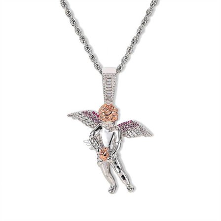 Skyddsängelhänge Halsband, hiphop-halsband