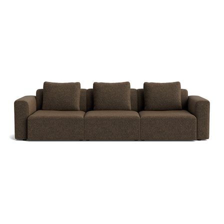 Como XL 3 personers sofa - Anthology Brun - 288x100x83 - Sofa, 3 personers sofa