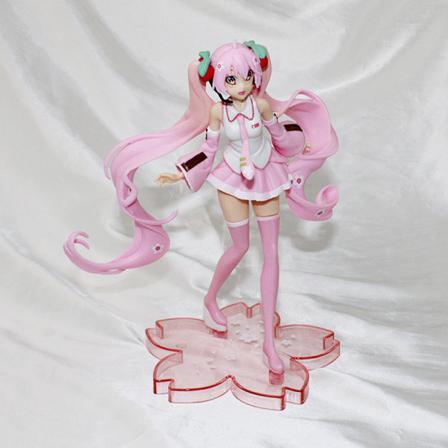 20cm Miku Anime Pvc Action Figurer Girls Samlarobjekt Kawaii