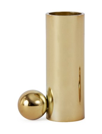 OYOY Living Design Palloa Candleholder High - Gold - 4.5X2.6X7CM x 4.5