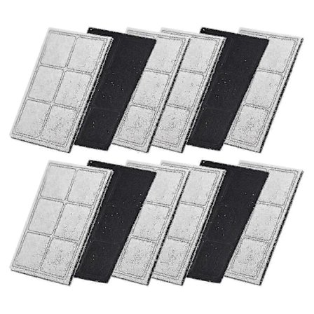 Kompatibel med Drinkwell Platinum Kattvattenfontänfilter 12 st Ersättningsfilter Vita