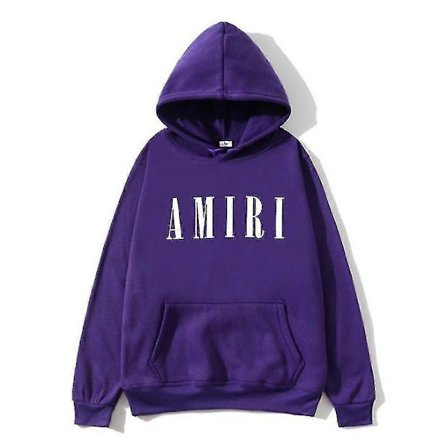 Amiri Trøje Trykt Hoodie Løstsiddende Trøje Hoodie Skjorte Top