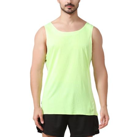 Ärmlösa Toppar För Män I Enfärgad T-shirt