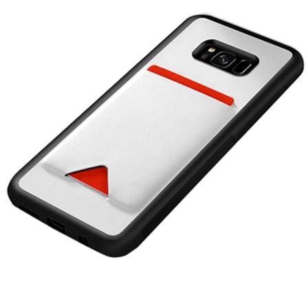 Fleksibelt deksel (PoCard) - Samsung Galaxy S8 Plus Vit