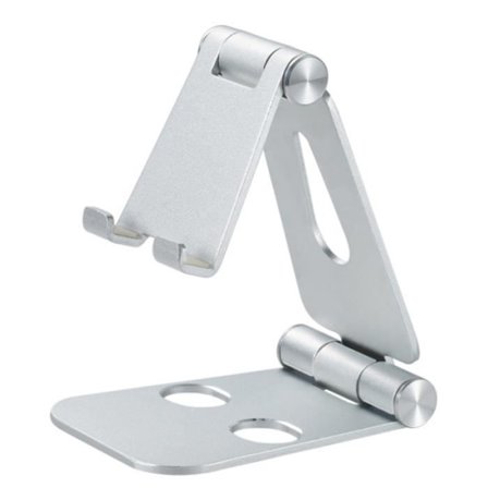 Telefonholder, tabletholder, dockholder kompatibel til mobiltelefon, tilbehør, kontor, andre smartphones Alum