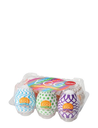 Tenga Tenga Egg Variety Pack - Wonder - Nude - ONE SIZE