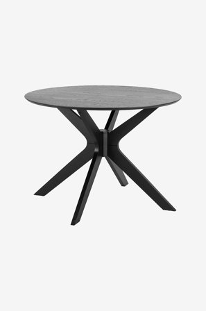 NORDFORM - Ruokapöytä Porto, halkaisija 105 cm - Musta - Ruokapöydät - - Homeroom