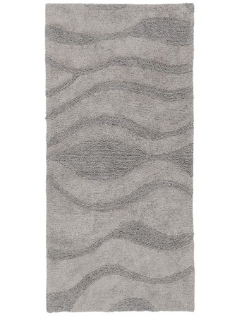 Breeze Tapis De Bain 50X100 Gris Coton Lavable