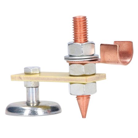 Magnetisk Justerbar Svejse Støtte Klemme med Jordholder og Terminal Konnektor