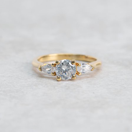 Förlovningsring Mandelblom, 18K Rödguld - Förlovning- och vigselringar