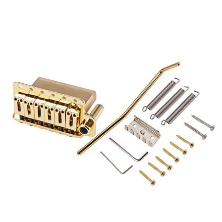 Tremolo Bridge Set Återanvändbara Alloy Mässing Sadlar Noiseless