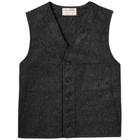 Filson Mackinaw Wool Vest Charcoal