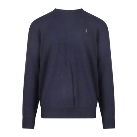 Ralph Lauren, Round-neck Knitwear Niebieski, Mężczyzna, Rozmiar: XL