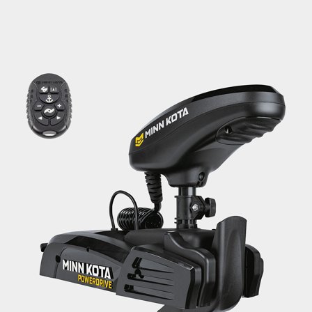 Keulamoottori (trollingmoottori) Minn Kota PowerDrive Micro 55 54", 12 V, 55 lbs, 137 cm rikipituus, ilman akkua