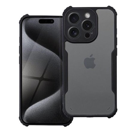 Telefontaske til iPhone 16 Pro Max Anti-Drop - Sort